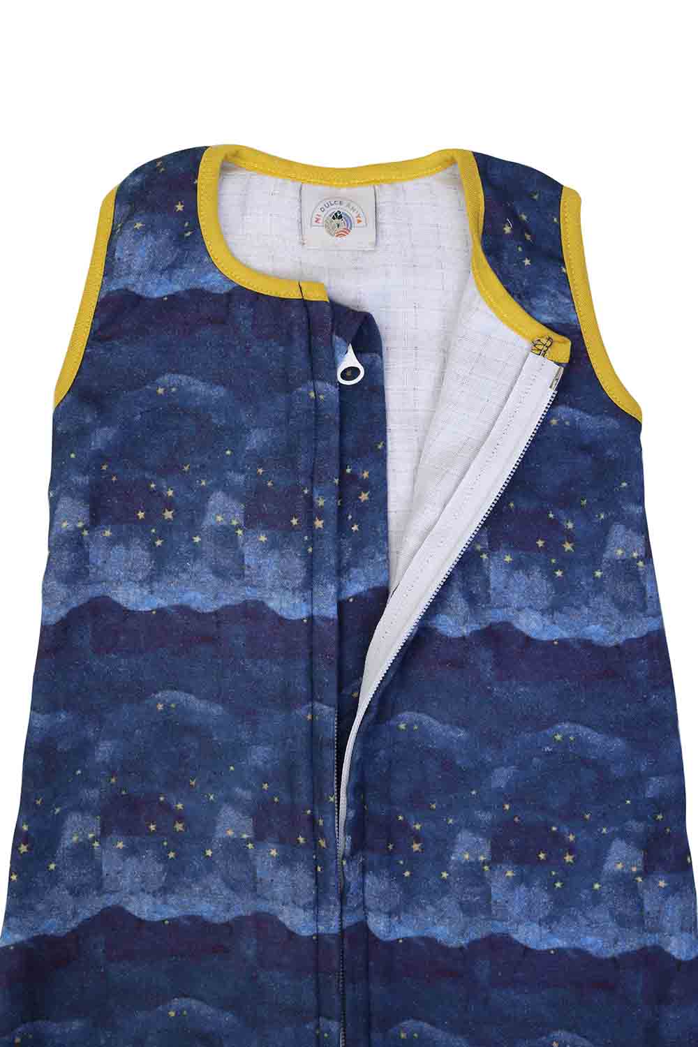 Organic muslin night sky printed baby sleeping bag-2