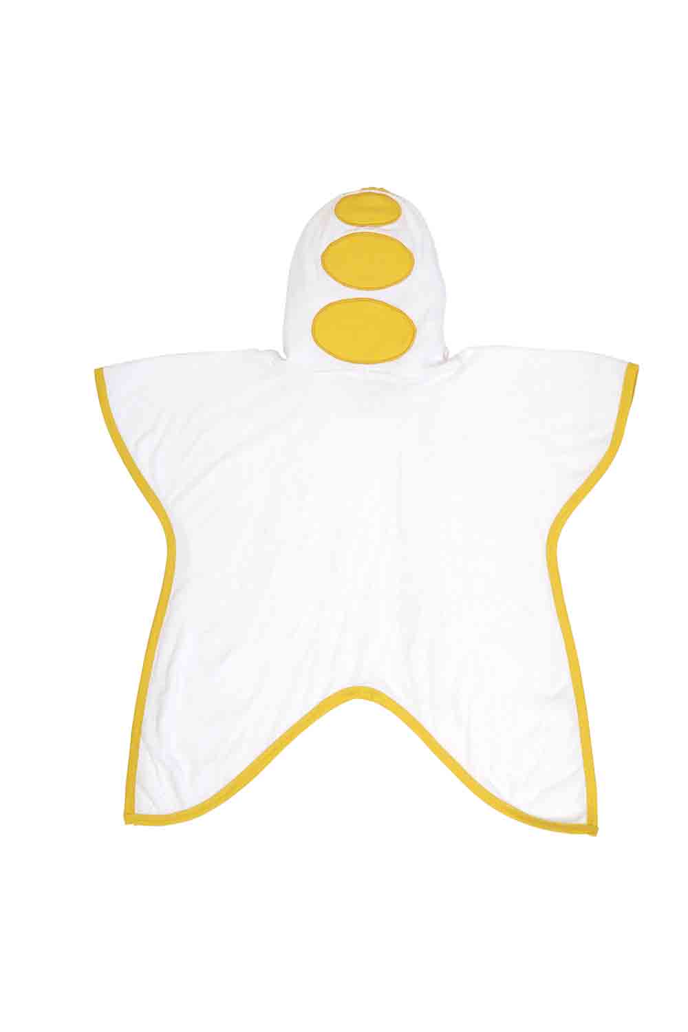 Organic-terry-hooded-star-towel for infants-2