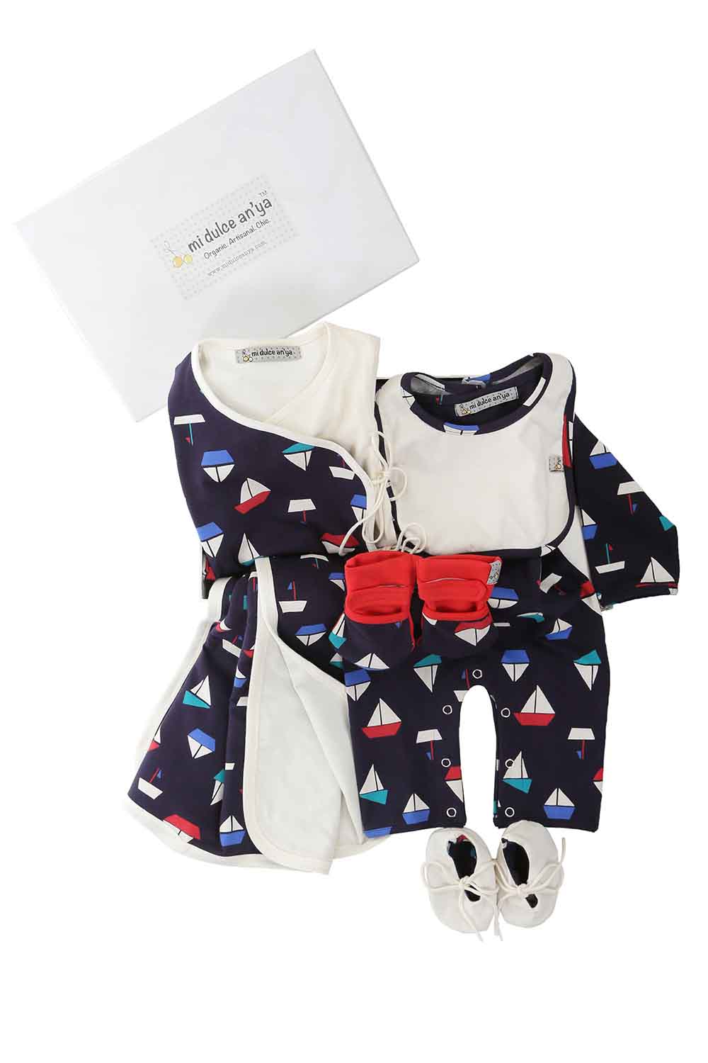 baby boy luxury 6pc nautical gift set-2