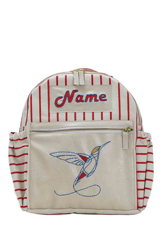 Hummingbird embroidered toddler backpack