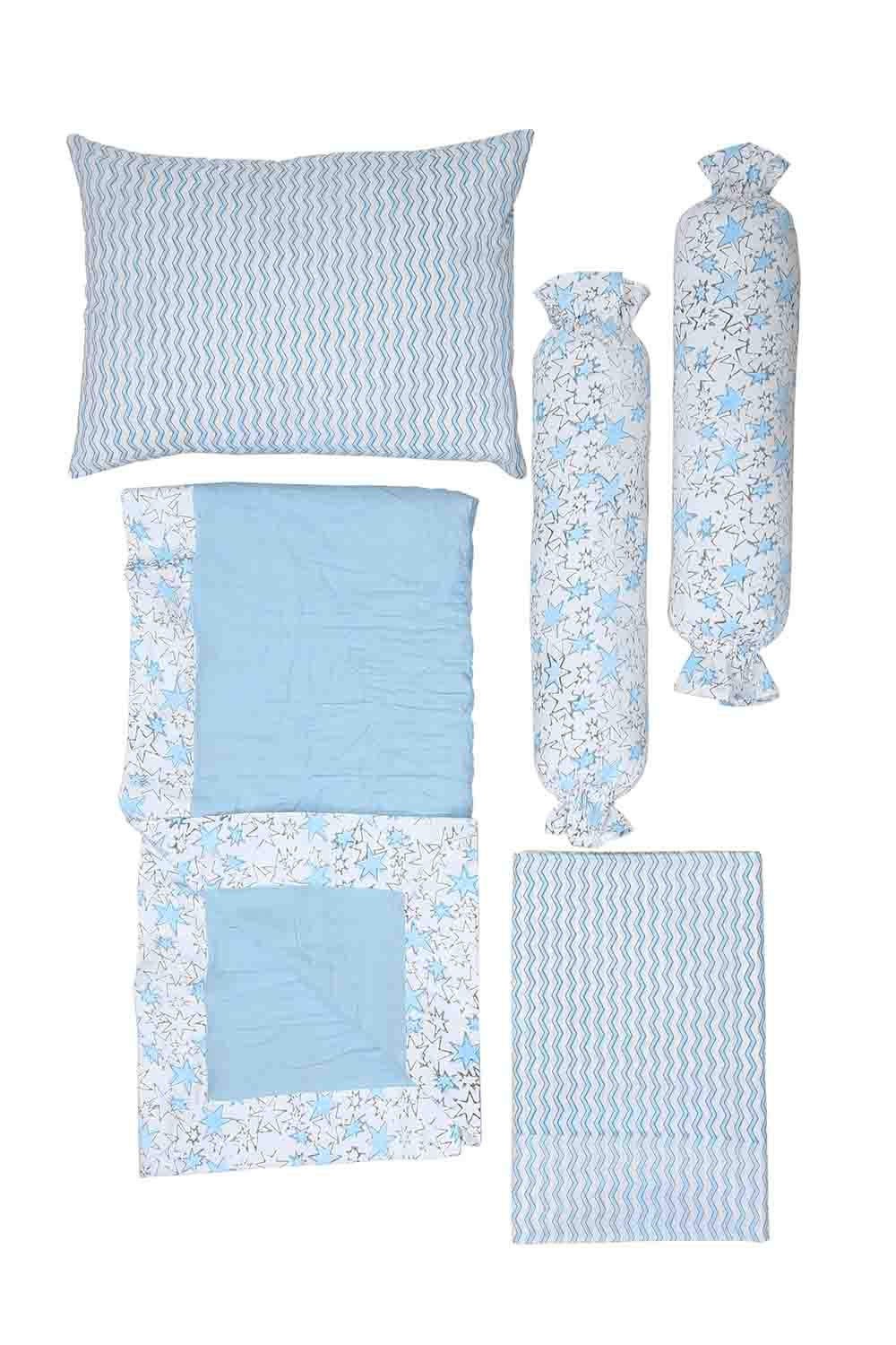 blue starry bedding set-1