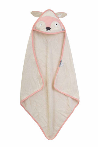 Organic terry, hooded Fox towel