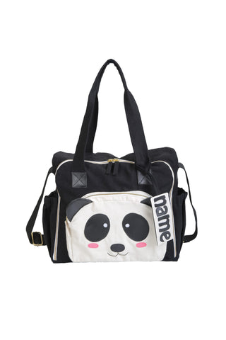 Organic Panda diaper bag