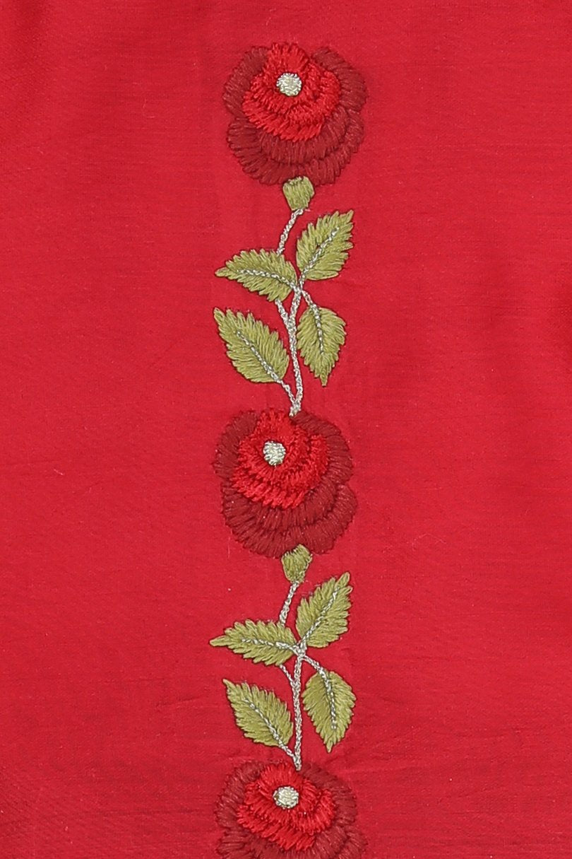 red embroidered boys jamna-2
