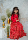 Ruby Stylish crop top with tiered lehnga for girls