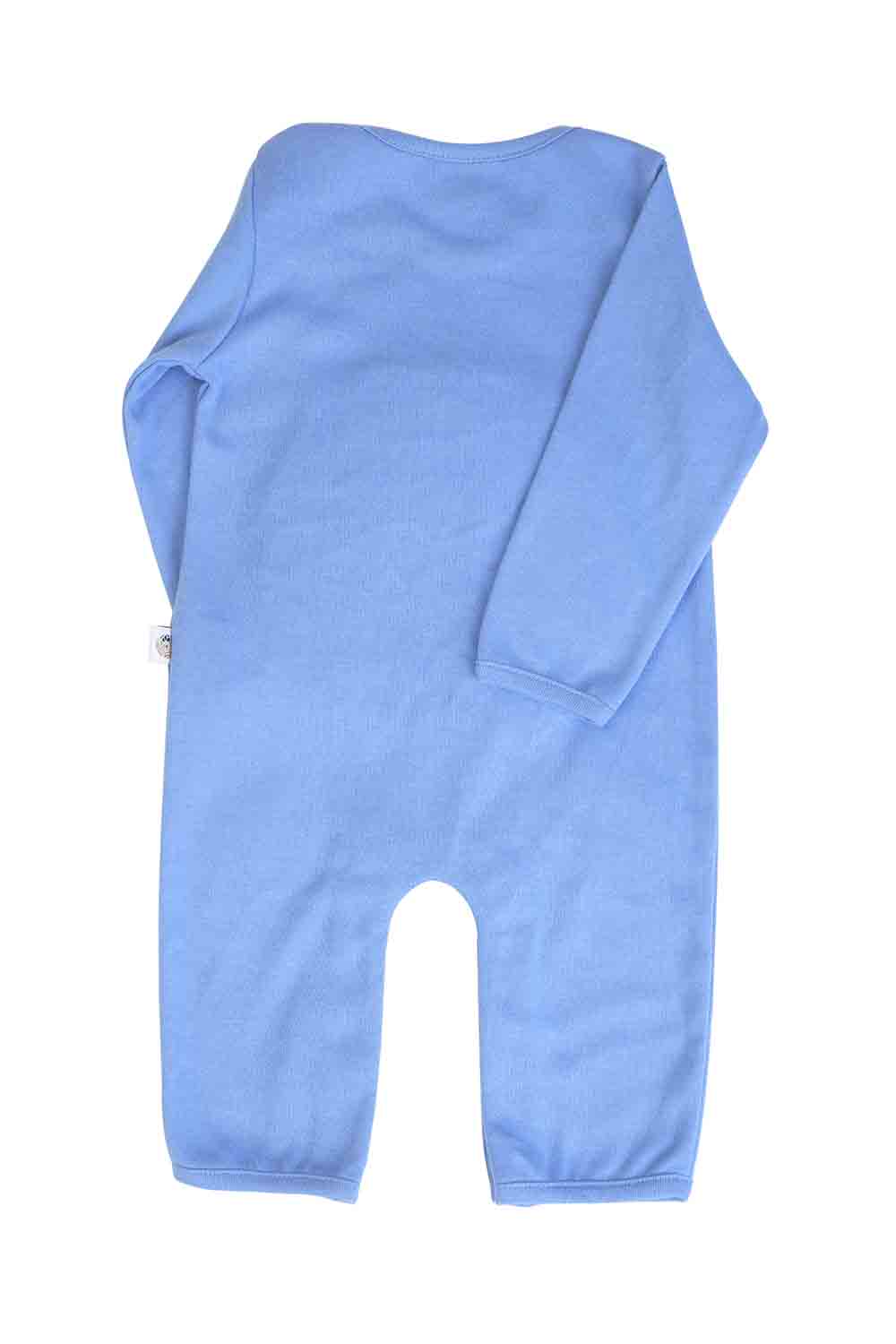 Fluffy embroidered sheep  sleepsuit for boys-2