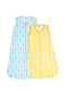 Organic muslin geometric printed baby sleeping bags- set of 2 for baby boys