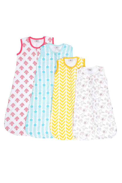 Organic muslin safari printed baby sleeping bag-4