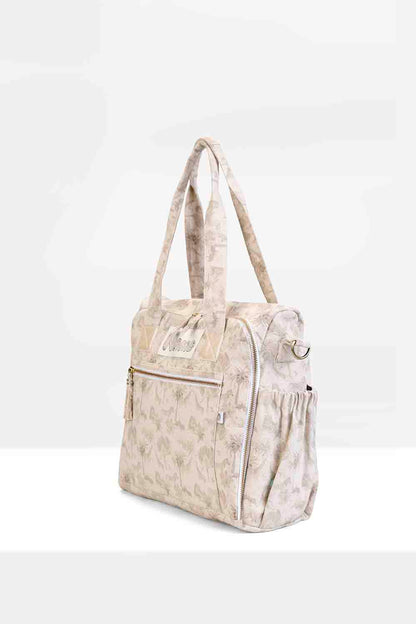 Organic Safari printed  diaper bag-02