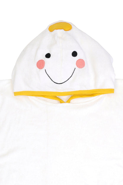 Organic-terry-hooded-star-towel for infants-3