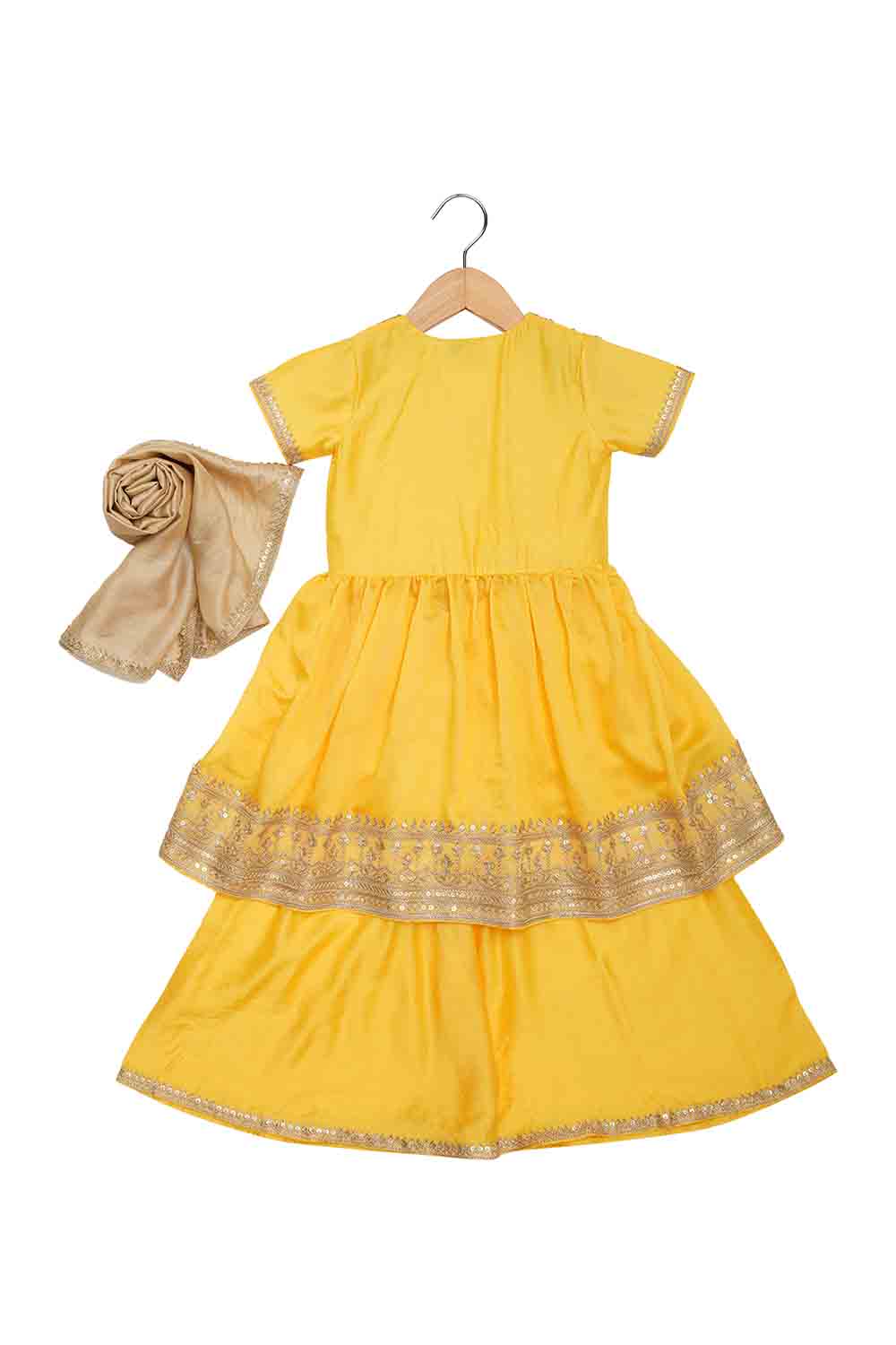 Delicate lace palazzo set for girls