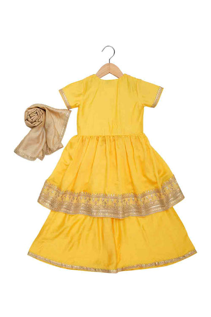 Delicate lace palazzo set for girls