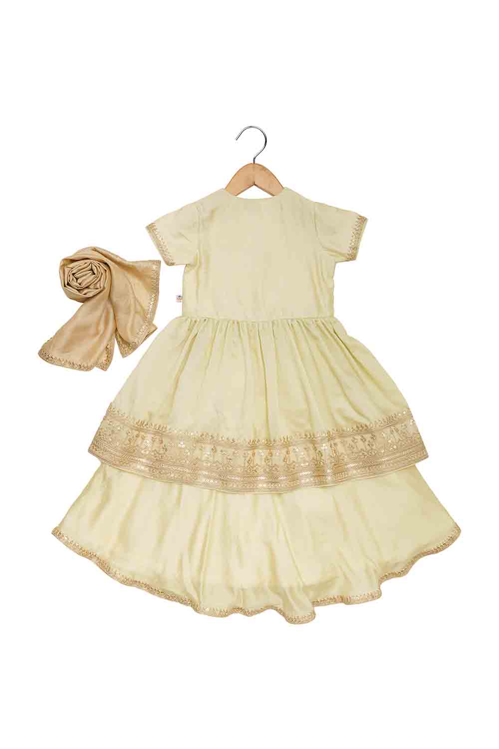 Delicate lace lehnga set