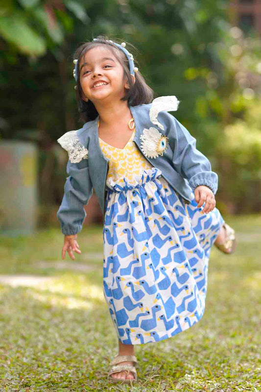 blue bird dress 2