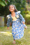 Customized denim jacket for girls