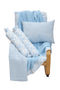 Organic starry cot bedding set