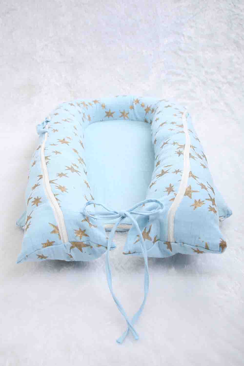 blue starry nest bed-2