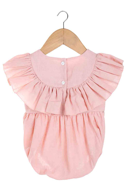 blush ruffle romper-2
