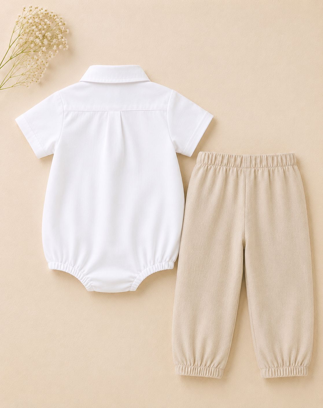 Bowtie waistcoat set for baby boys-3