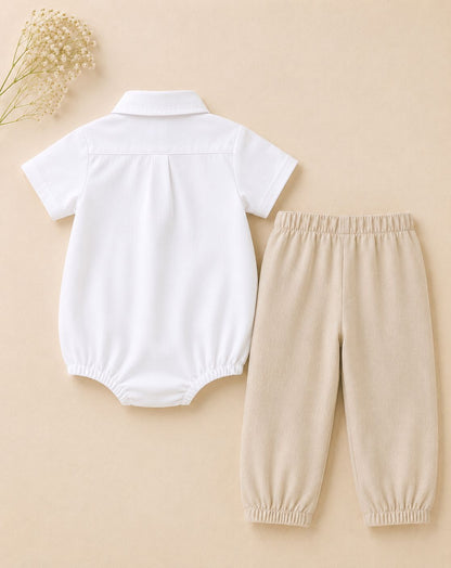 Bowtie waistcoat set for baby boys-3
