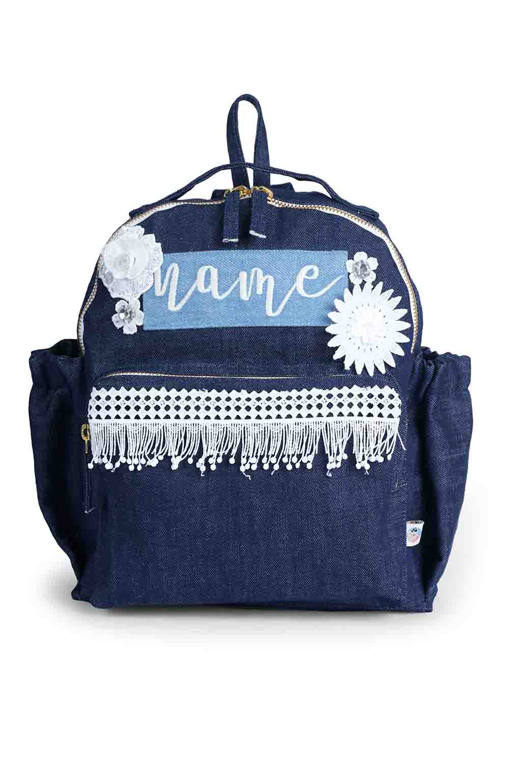 denim backpack for girls-1