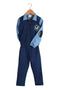 Customized denim co-ord set for infant boys