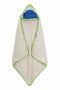 Organic terry, hooded Dino towel