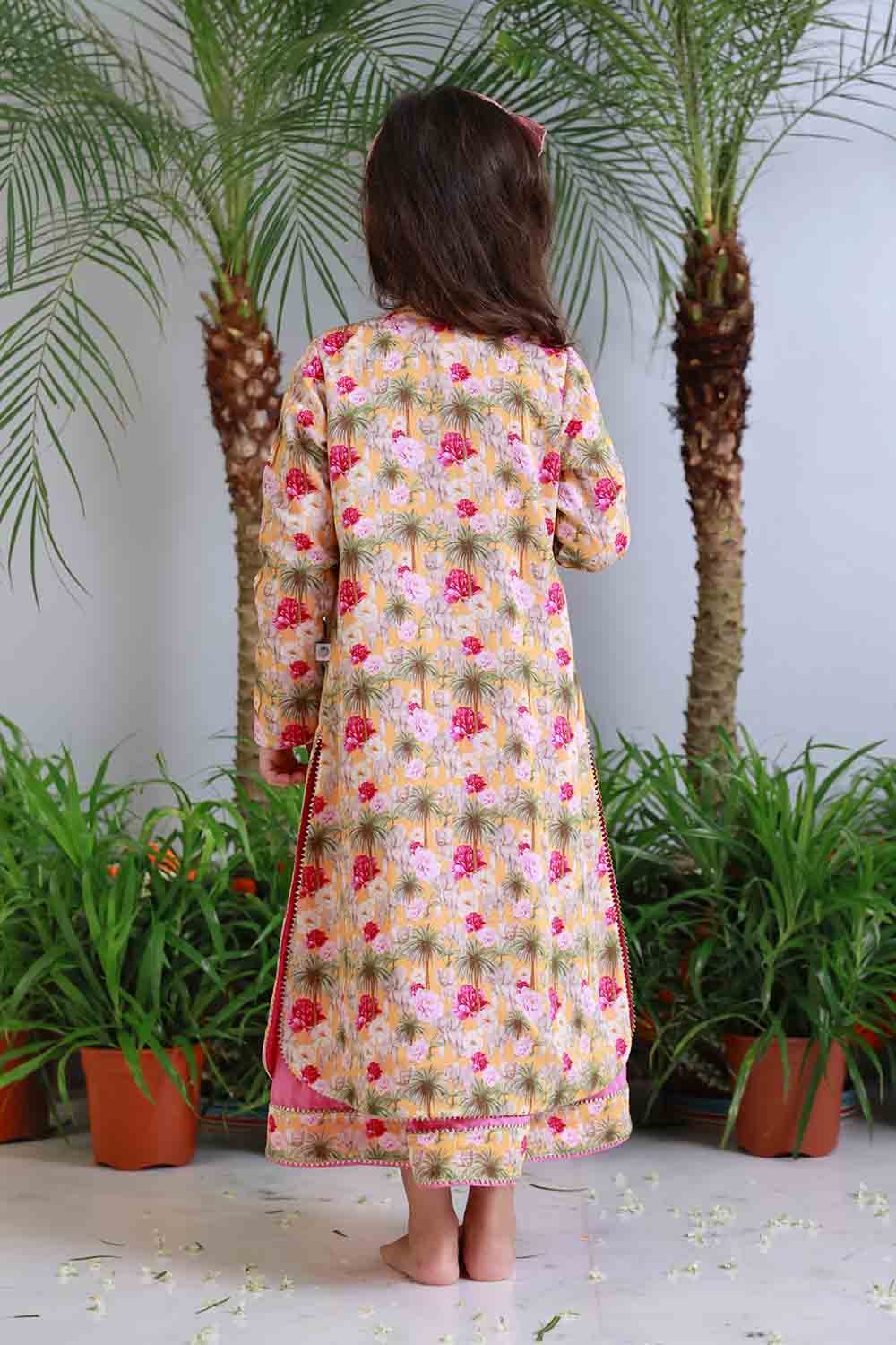 Elephant print jacket and dress set