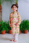 Elephant print kurta set for infant boys