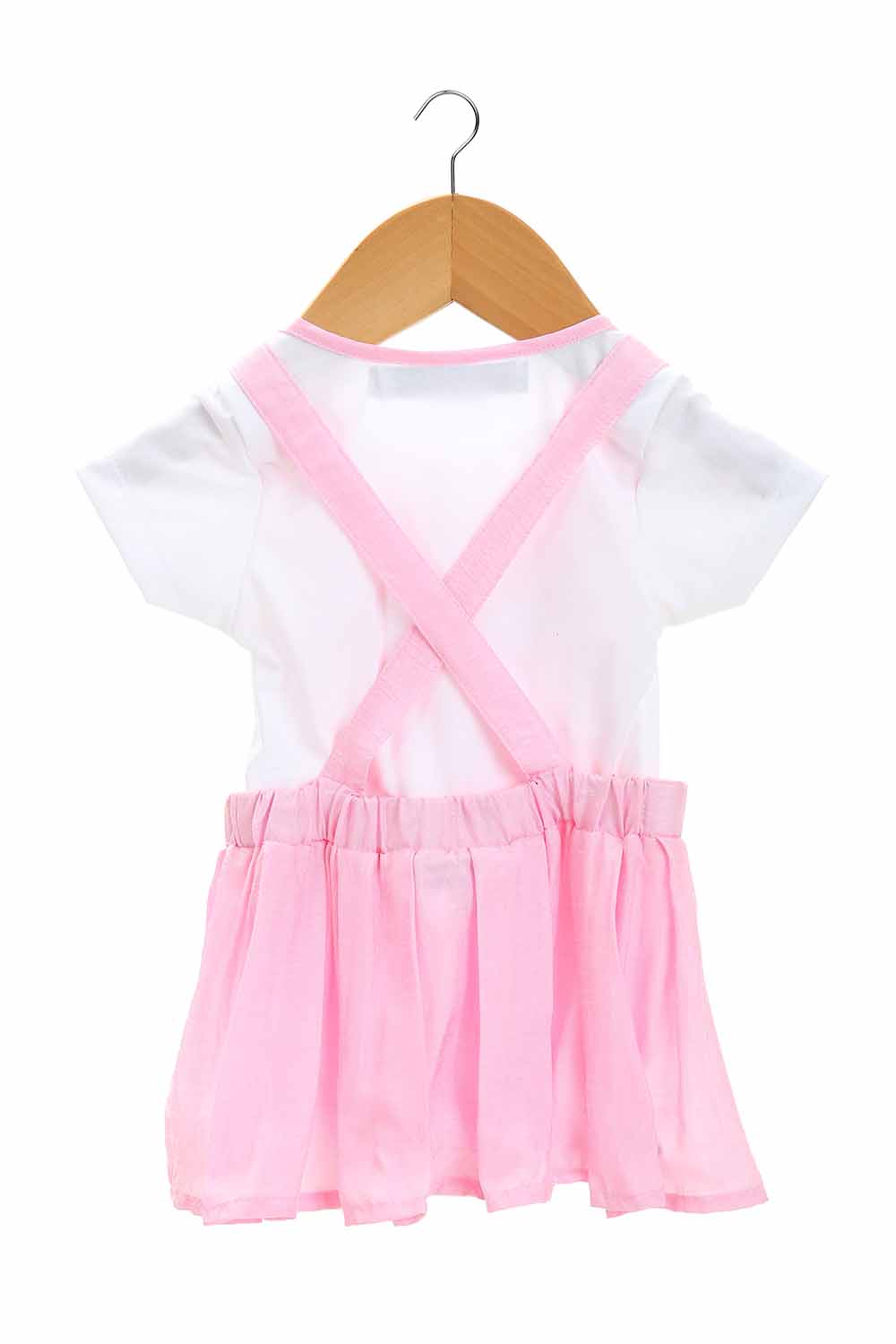 embroidered pink baby girls pinafore-2