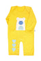Fluffy embroidered teddy  sleepsuit