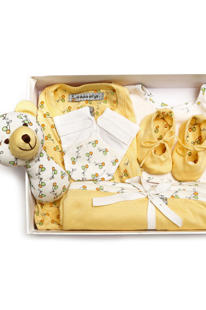 gift-box-with-blanket-onesie-rattle-mittens-bib-and-cap-6-piece-for-baby-girl-yellow-2