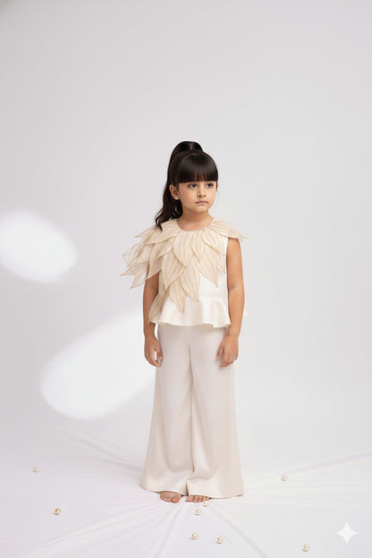 Handmade  tissue petal co-ord set