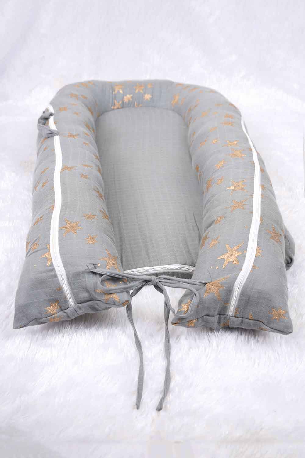grey starry cot bed-3