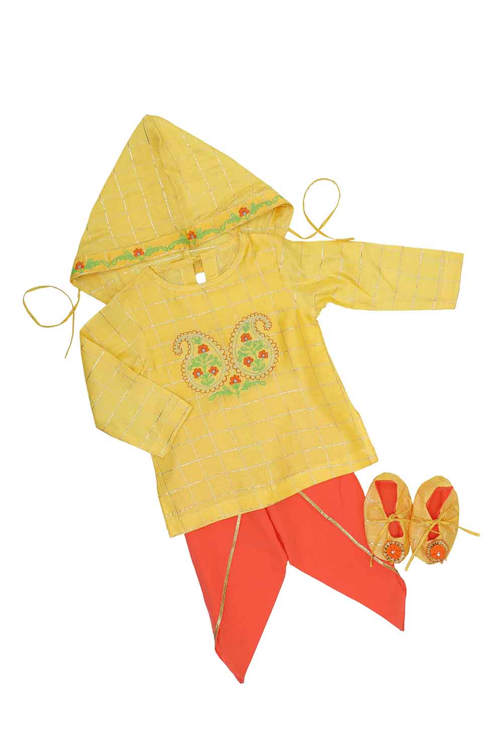 infant boys yellow emb jamna