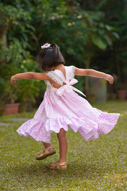 lilac tiered dress 2