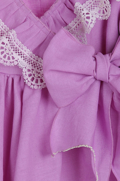 lilac wrap dress-3