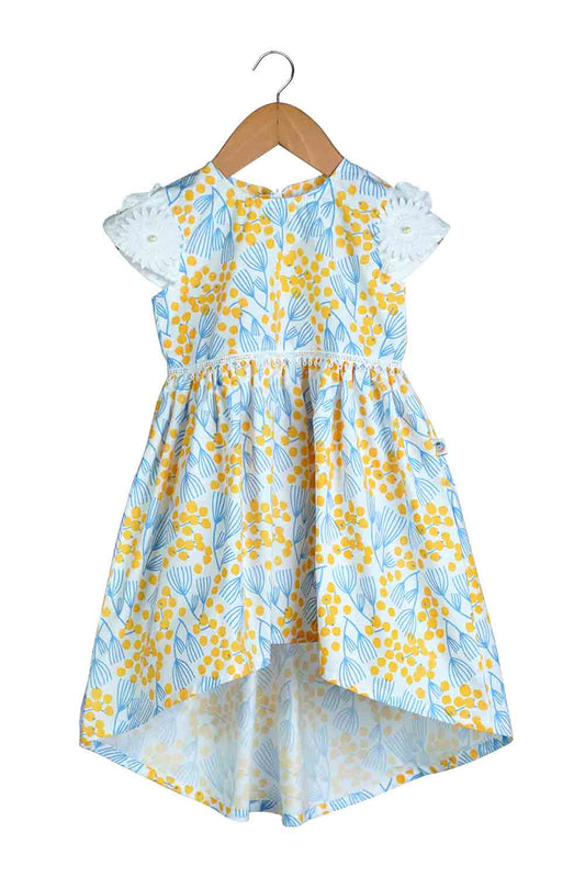 longer back twig print dress 1