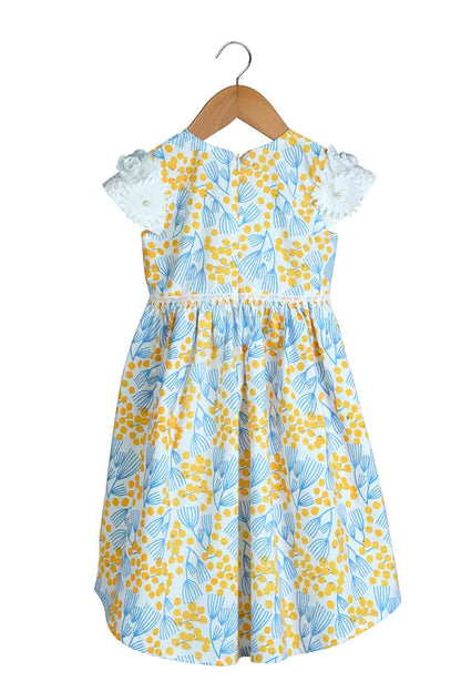 longer back twig print dress 2