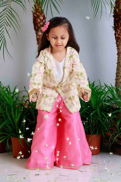 Pichwai print blazer palazzo set