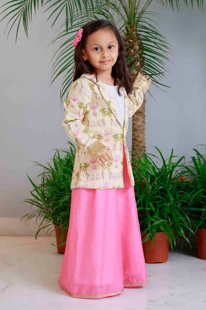 Pichwai print blazer palazzo set