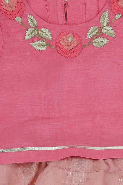 pink embroidered girls jamna-2