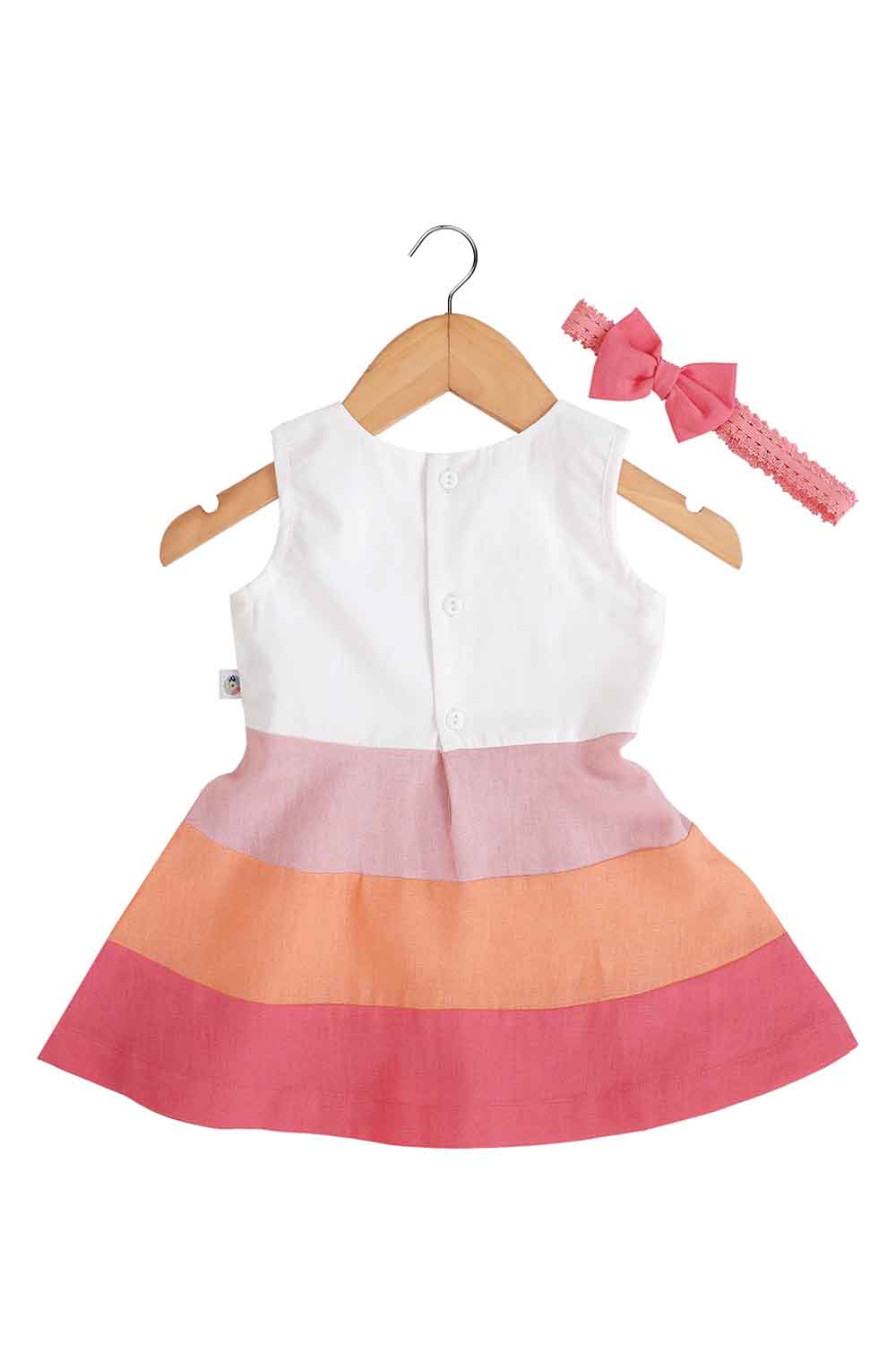 rainbow infant dress-2