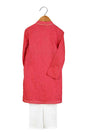 Red gota kurta set for boys