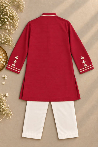 Ruby Gota kurta set for infant boys