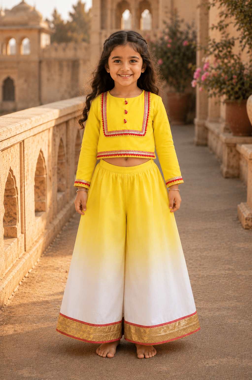 Shaded palazzo set