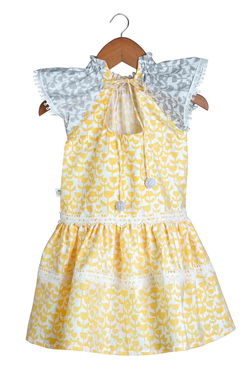 smocked tulip print dress 2