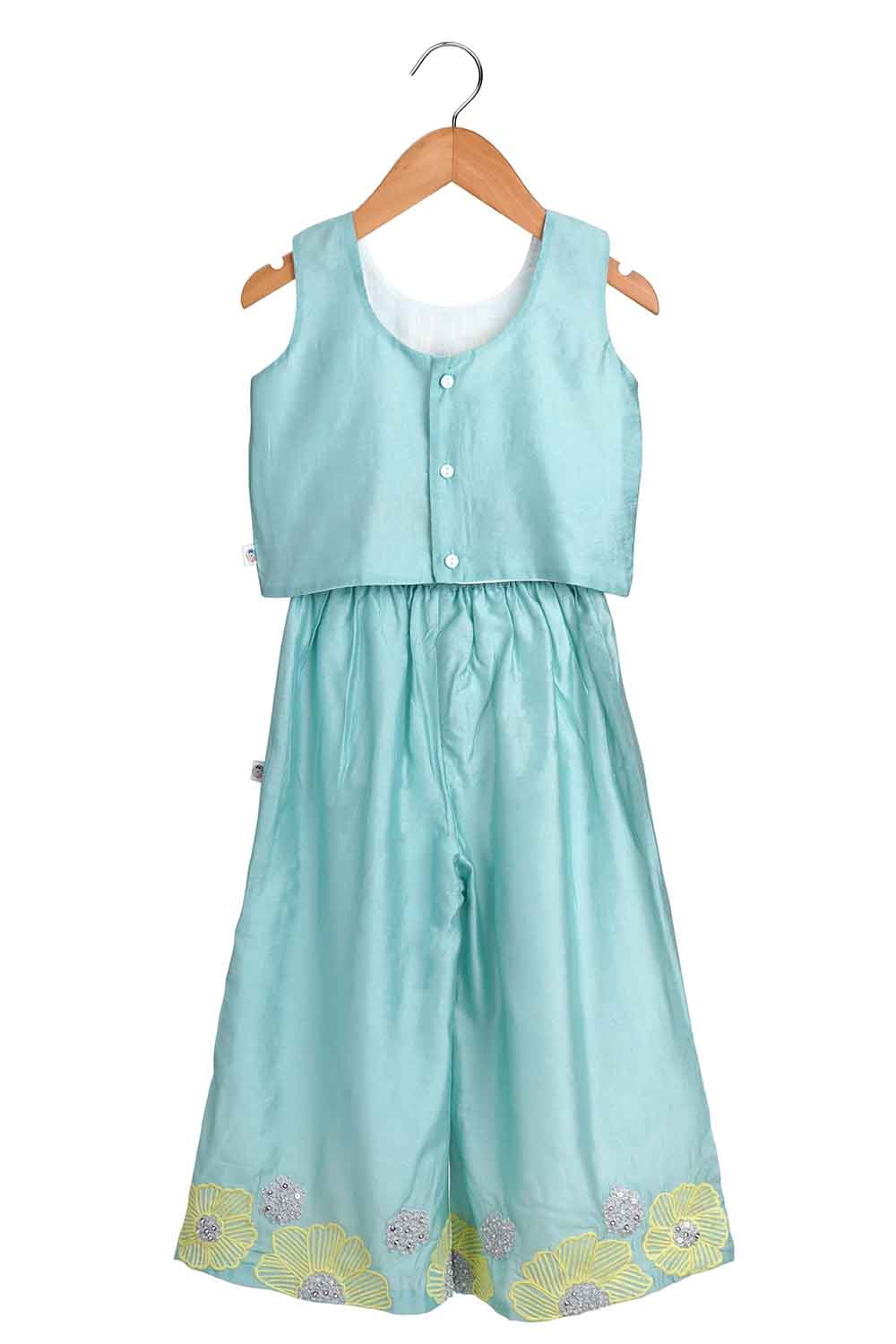 turq breeze floral emb palazzo-2
