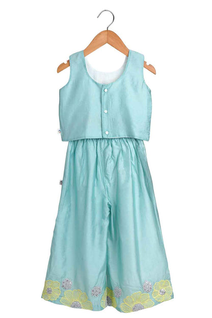 turq breeze floral emb palazzo-2