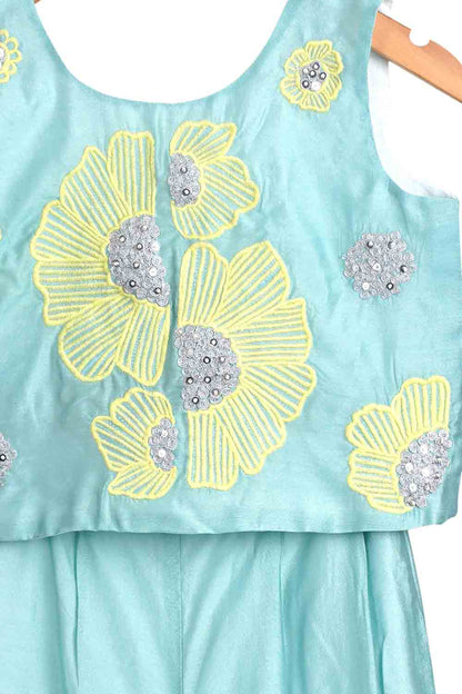 turq breeze floral emb palazzo-3